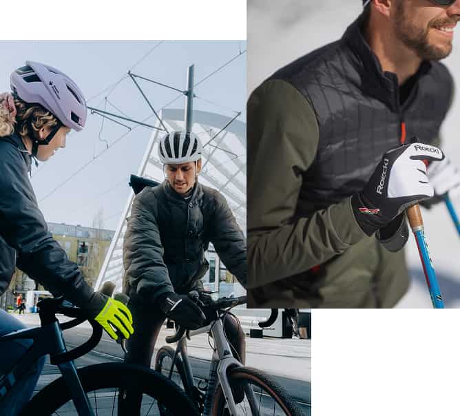 Collage von Roeckl Sports Handschuhen