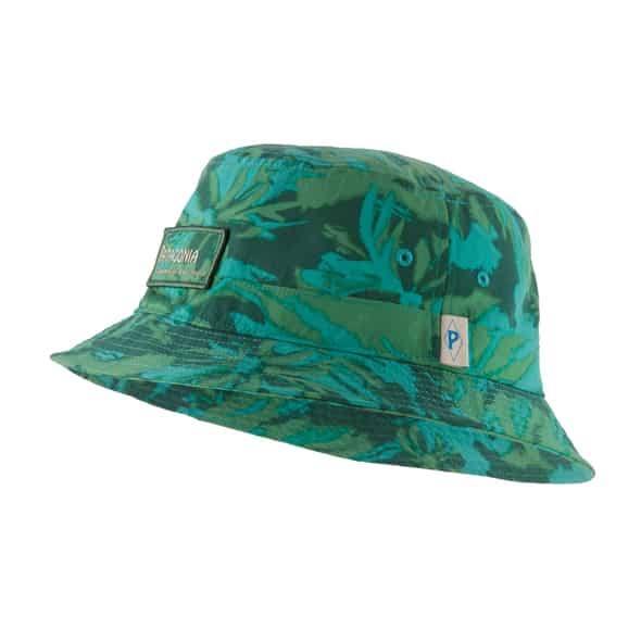 Patagonia Wavefarer Bucket Hat Cap (Grün L One Size) Caps